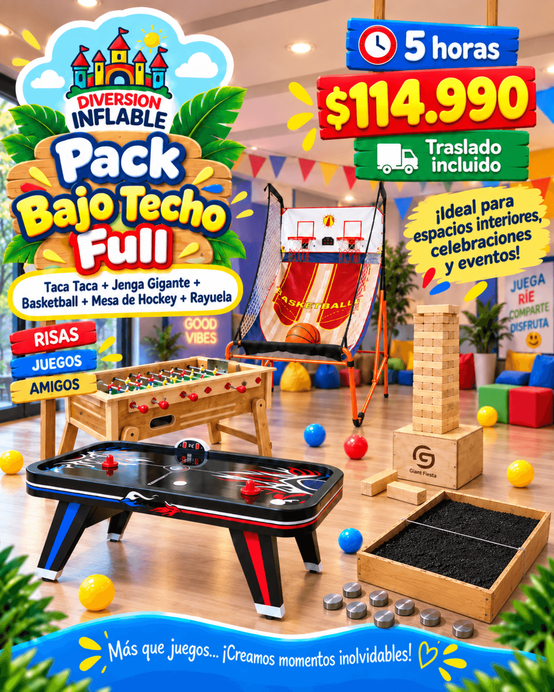 Pack Bajo Techo Full