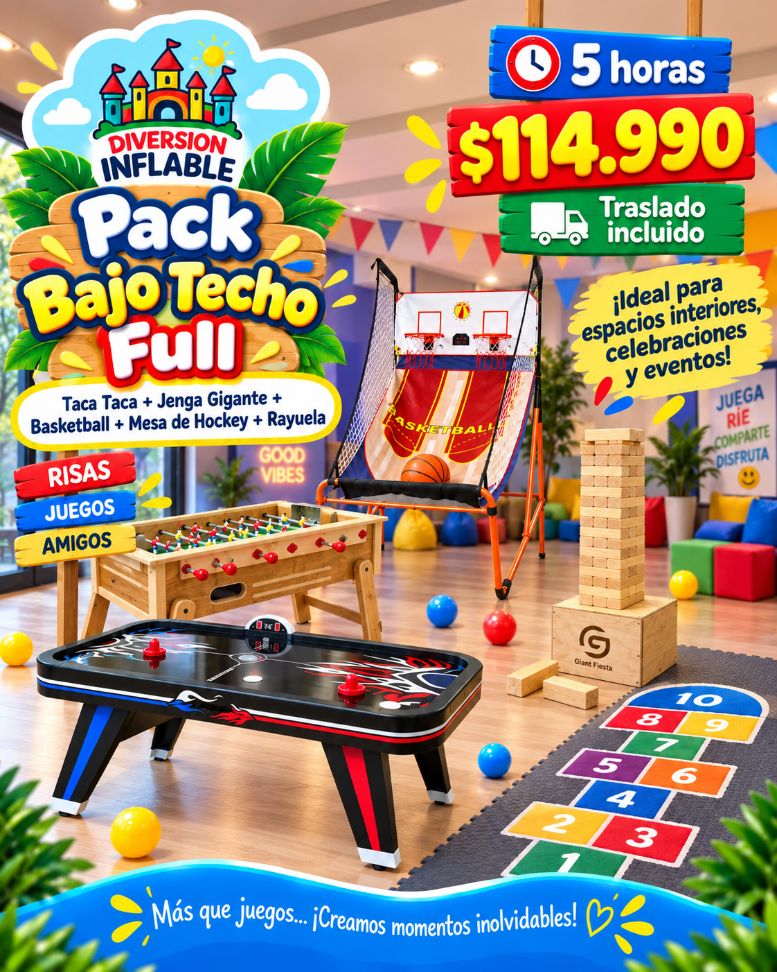 Pack Bajo Techo